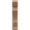 Ekena Millwork 7 1/2-in W x 30-in D x 34-in H Balboa Slat Rough Cedar Woodgrain TimberThane Outlooker, Primed Tan OUTUR075X30X34BOA24RCPR - alternate 4